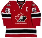 Mario Lemieux 2002 Team Canada Gold Nike Jersey Xl Penguins