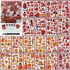 Journal Stickers Set  20 Sheets 325pcs Vintage Scrapbook Time Collection