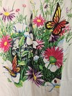 Vtg Toast   Jammies T-shirt New Nwot Kitten Butterfly Floral Nature White  Osfm