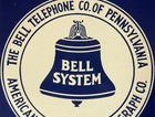 Vintage Bell Systems Tin Sign - Telephone   Telegraph Co  Of Pennsylvania U s a 