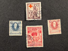 Liechtenstein Semi-postals 1925  1932  1945 B2  B3  B12  B15 Lot Of 4 Stamps
