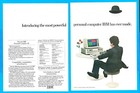 1985 Ibm Personal Computer Pc 2 Page Magazine Print Ad Early Advertisement