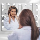 Hollywood Vanity Mirror With Lights 15 Dimmable Led Bulbs 3 Color Lighted Mak   