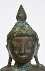 17th Century  Shan  Antique Burmese Bronze Seated Buddha