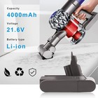 Aryee 21 6v 4000mah Upgrade Replacement Battery For Dyson V6 Sv03 Sv05 Sv06 S   
