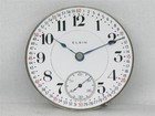 Antique 18s Elgin 17 Jewel Bw Raymond Pocket Watch W  Montgomery Dial Running 