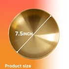 Key Bowl For Entryway Table Gold Decorative Bowl  Metal Fruit Kitchen Counter