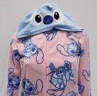 Disney Girl s Lilo   Stitch Hooded One Piece Pajama Ap2 Multicolor Large  10 12 