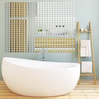 120 Pieces 1 Inch Small Round Glass Mirrors Circle Glass Mirror Tiles