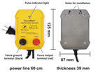 Ac Powered Electric Fence Charger Output 0 15j Up To 2 Miles  Fence Energizer