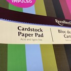 Recollections 12 x12  Paper Pad Cardstock Scrapbook Solid Colors 48 Sheets