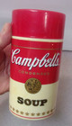 Vintage Campbell s Soup Thermos W  Cup   Lid 11 5 Oz Soup Can-tainer
