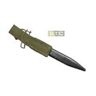 British australian No5 Jungle Carbine slr  Bayonet Scabbard   Jungle Green Frog