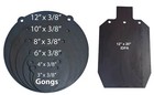 Ar500 Steel Shooting Targets 6 Laser Cut Set 3 4 6 8 10 12    Idpa X 3 8 Gong
