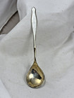 Spoon  Sterling Silver Norway  O  Balle  Enamel Guilloche  Demi Tasse Condiment