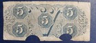 1863 Five Dollars Confederate States Of America Currency Csa Banknote  91304
