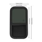 2 Pcs Rv Windows  Clip-on Mounting Rv Window rv Vertical Slide Window Black