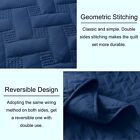 3 Piece Quilted Bedspread Queen King Size Ultra Soft Coverlet Comforter Set