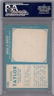 1961 Topps  190 Lionel Taylor  rc  Psa 7 Nm  Denver Broncos - Centered 