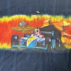 Vintage Indianapolis 500 Indy 500 Speedway Reverse Tie Dye Graphic Shirt Large