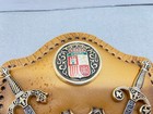 Vintage Medieval Spanish Coat Of Arms Swords Spain Wall Plaque Shield