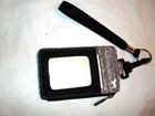 Pink Victoria s Secret Limited Edition Lanyard Id Badge Holder Wristlet Blk Gray
