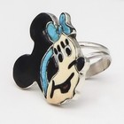 Zuni-sterling    Multi-stone Inlay Minnie Mouse Ring-andrea Lonjose-size 7 3 4