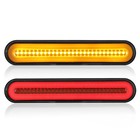 Pair Led Brake Turn Signal Tail Lights For Harley Touring Road King Road Glide