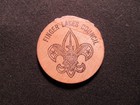 Lyons  New York Wooden Nickel Token -b s a  Scout Show 82 Iroquois District Coin