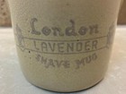 Rare Antique London Lavender Shave Mug W shave Brush