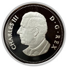          Canada 5 Cents Proof  non-silver  Beaver Coin  King Charles Iii  2024