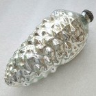 Huge Antique Vintage Glass Xmas Fir-tree Ornament Christmas Decoration Pinecone