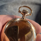 Antique Philly 18s Gold Filled Open Face Pocket Watch Case Very Usable