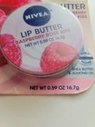 Nivea Lip Butter Raspberry Rose Kiss 0 59 Oz Tin Shea Almond Oil Belgium Sealed