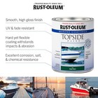 Rust-oleum 207000 Marine Coatings Topside Paint  Semi Gloss  White  1 Quart