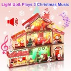 Christmas Cards  Light And 3 Christmas Music Merry Christmas Card  3d Pop Up Chr