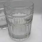 Anchor Hocking Double Old Fashioned Glasses Set Of 2 Ribbed Lowball Clear 12oz
