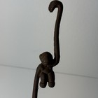 Vintage Cast Iron Monkey S Hook Plant Hanger Rustic Garden Hanging Hook