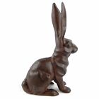 Large Bunny Rabbit Figurine Statue Heavy Duty Cast Iron Garden Yard Decor 10 5  