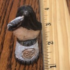 Thimble Painted Clay South American Indian