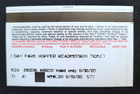 Rare 2000 Disney Wdw Millennium Logo One Day Park Hopper Readmission Ticket