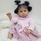 24  Reborn Baby Doll Black Girl Dark Skin Lifelike Reborn Baby Dolls