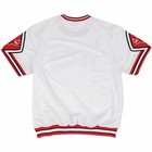 Mens Mitchell   Ness Nba Authentic Shooting Shirt Chicago Bulls White