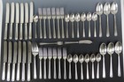 Set 47 Pc international 1847 Rogers Bros silverplate 1923 Anniversary Silverware