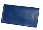 Royal Blue Vinyl Checkbook Cover Standard Top Stub 6- 1 4  X 3-3 8  New