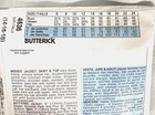 Vtg 1987   Misses  Skirt  Jacket   Top  Size 8-12  Uncut Pattern  Butterick 4636