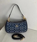 Ch139 Shoulder Bag Signature Chambray Blue Outlet Clearance-ship From Us