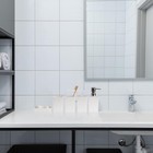 Bathroom Accessory Set - 6 Pcs White Accessories Sets Complete 