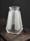 Vintage Art Deco Style Frosted And Clear Glass Replacement Light Globe   Shade