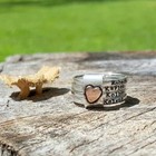 Custom 1-7 Name Engraved Family Ring - Personalized Copper Jewelry Mother s Gift